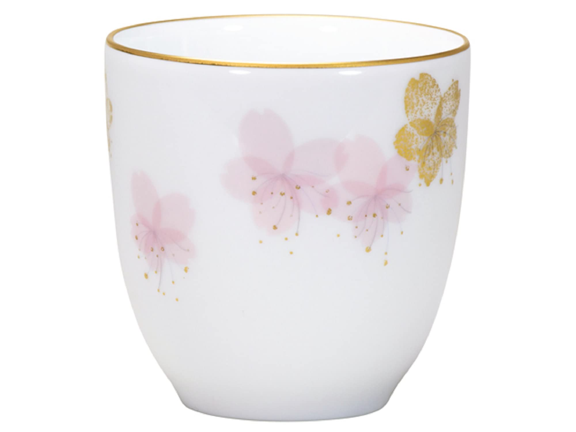 

Okura Art Pottery s Sakura Series 3rd Edition First Imperial Cherry Blossom Free Cup for Coffee and Tea, Approx. 200cc, Made in Japan, 125CCN/A682-3