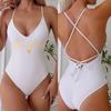 Sexy Padded One Piece Swimsuit Women Team Bride Swimwear Bikini Summer Bathing Suit Plus Size Beachwear Bachelorette Party Lady