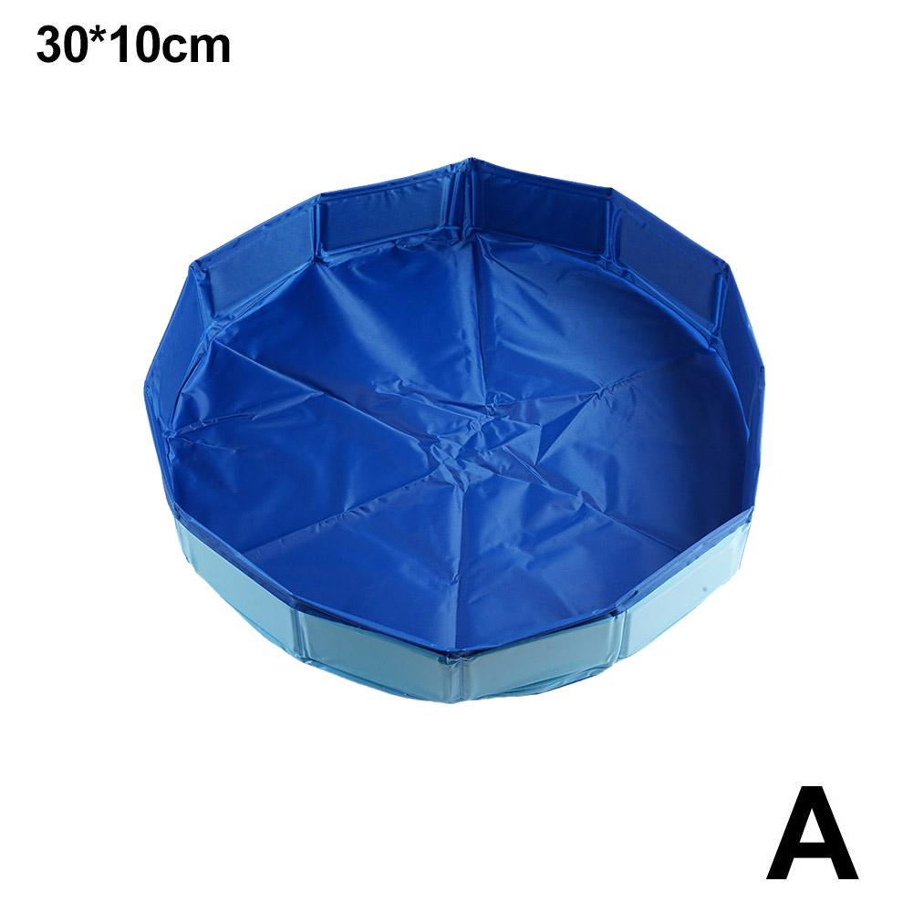 Foldable Pet Dog Bathing Tub Pool for Small Dogs Cat Pool Toy with Fish-Water Cat ToysInteractive, Portable Pet Grooming Bathtub
