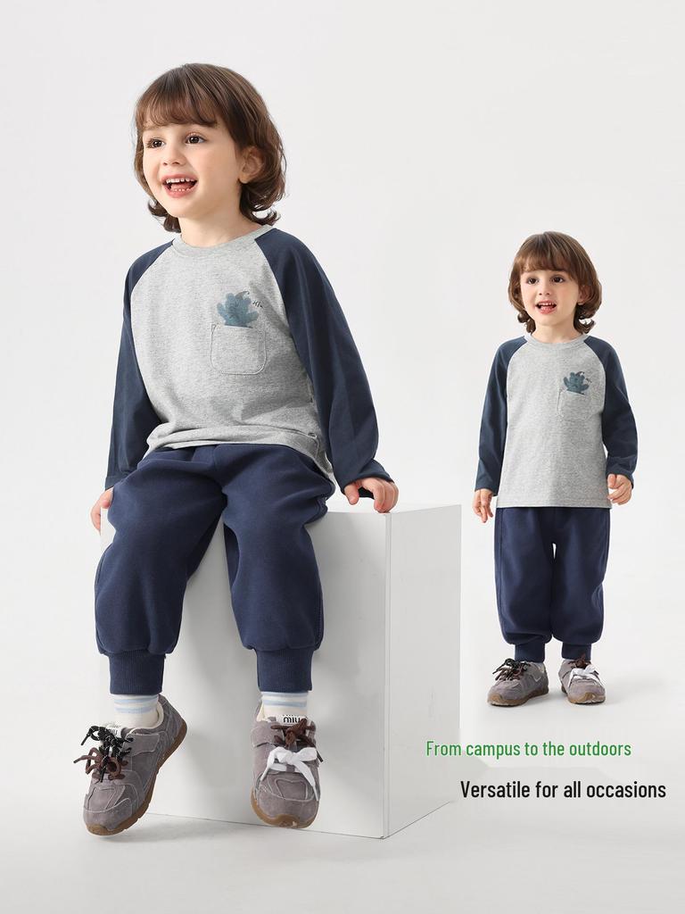 2026 European Boys' Trendy Sweatpants - Spring/Autumn Style for Kids, Baby, and Toddlers