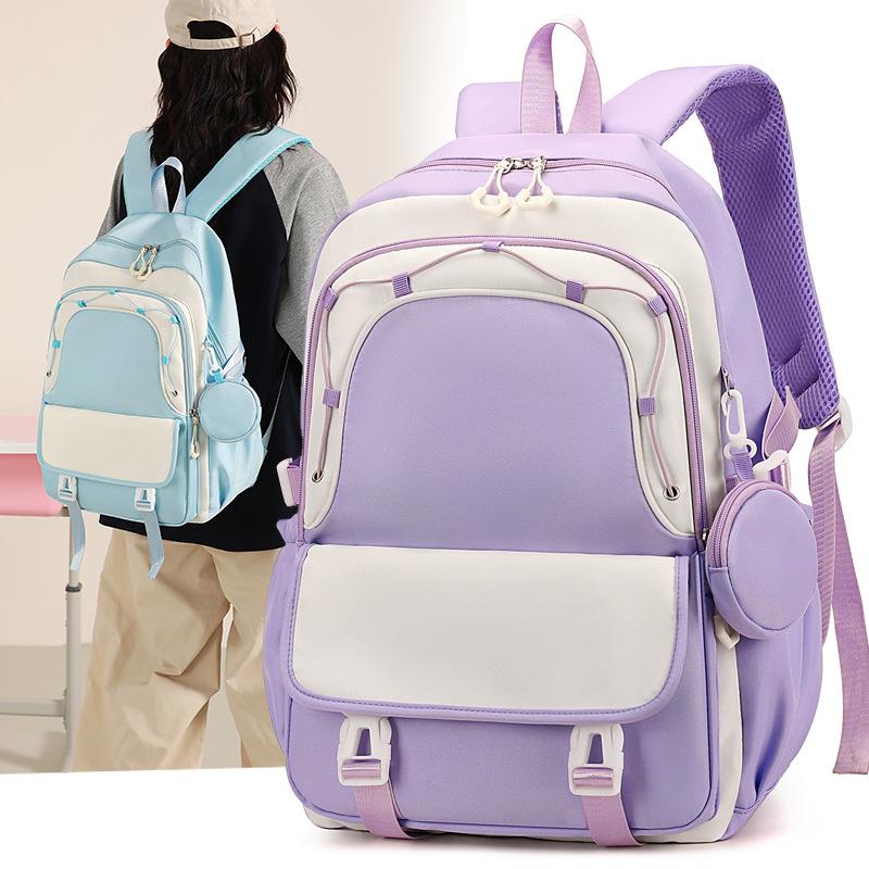 New School Backpack For Third Fourth Fifth And Sixth Grade Elementary Students Large Capacity Durable Niche Lightweight Double Shoulder Backpack