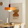 1 Lampadario a Sospensione in Vetro Retro Nordico per Interni Lampadario a LED Soggiorno Sala da Pranzo Camera da Letto Cucina Applique Decorativa