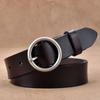 Belter for kvinner Mote Casual Designerbelter Høy kvalitet Luksus for Jeans Allsidig Skinnbelte Kvinner Ensfarget