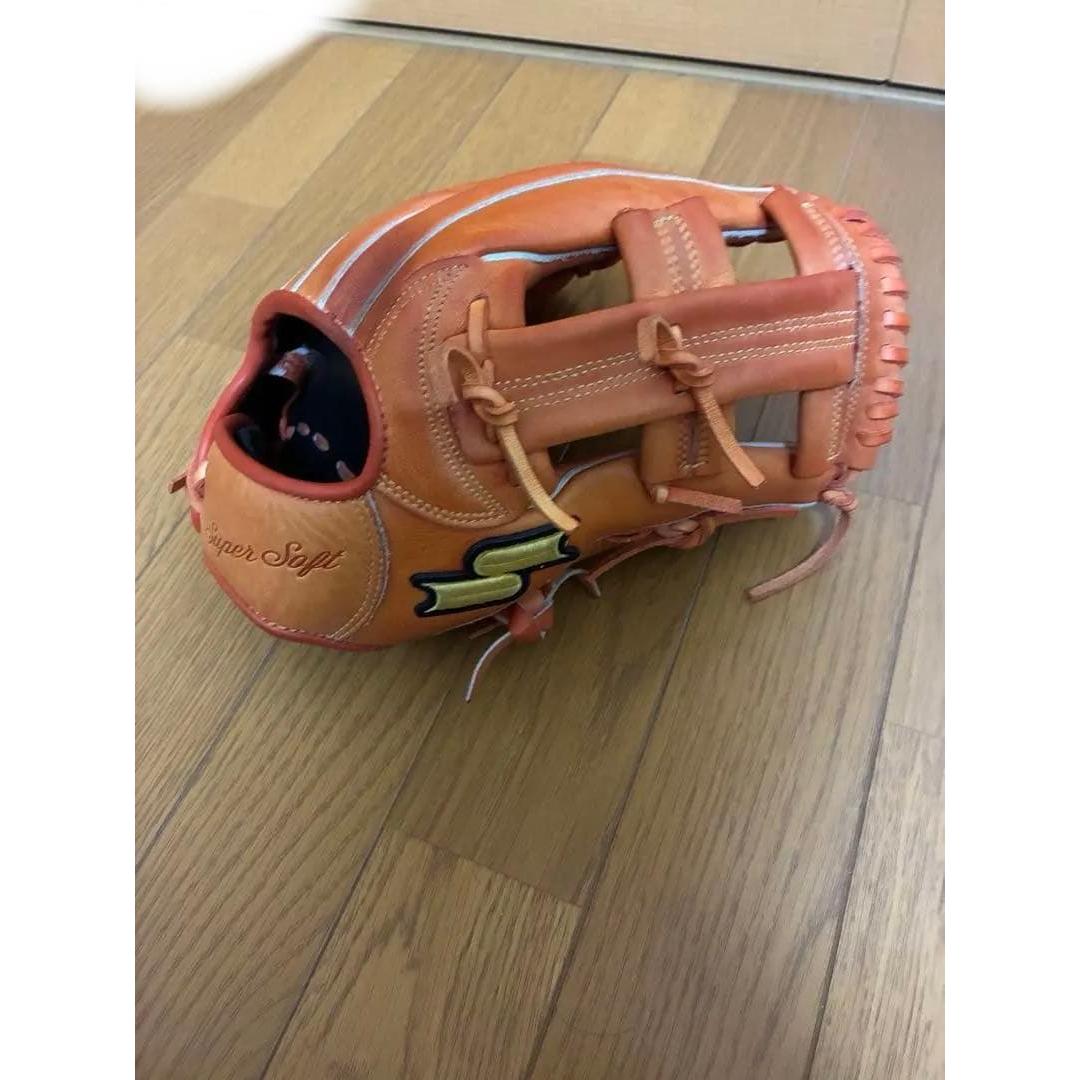 Used SSK Super Soft Soft Baseball Gloves Infield [Final price reduction]
