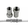 10 Stück 75-5 RG6 F-Typ Kabelstecker Koaxialkabel Schnellverbinder für RG6 Koaxialkabel Installation