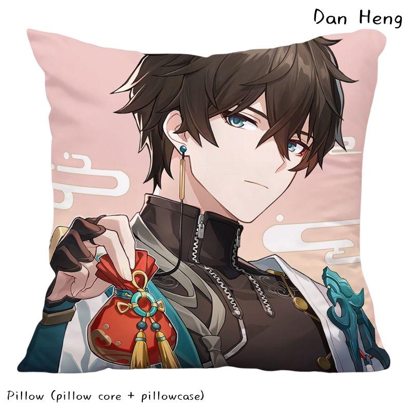 Honkai Star Rail Double-sided Peach Skin Cushion For Sofa And Bed