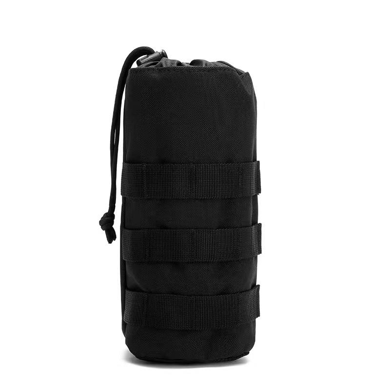 Tactical MOLLE Outdoor Water Bottle Pouch - Multifunctional Kettle Protector Bag for Cycling and Sports