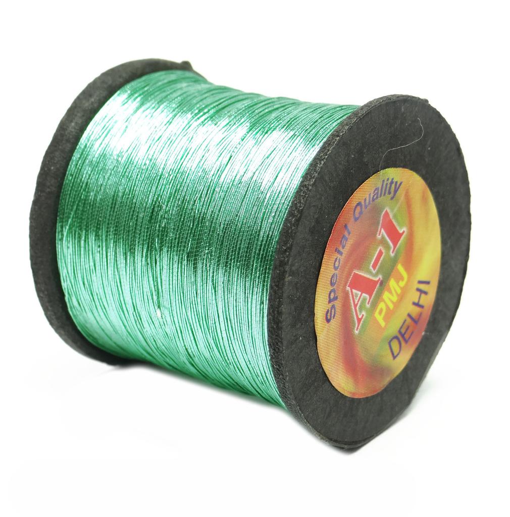 Lot Of 5 Pcs Polyamide Spool Quilting Machine Stitching Metallic Orange