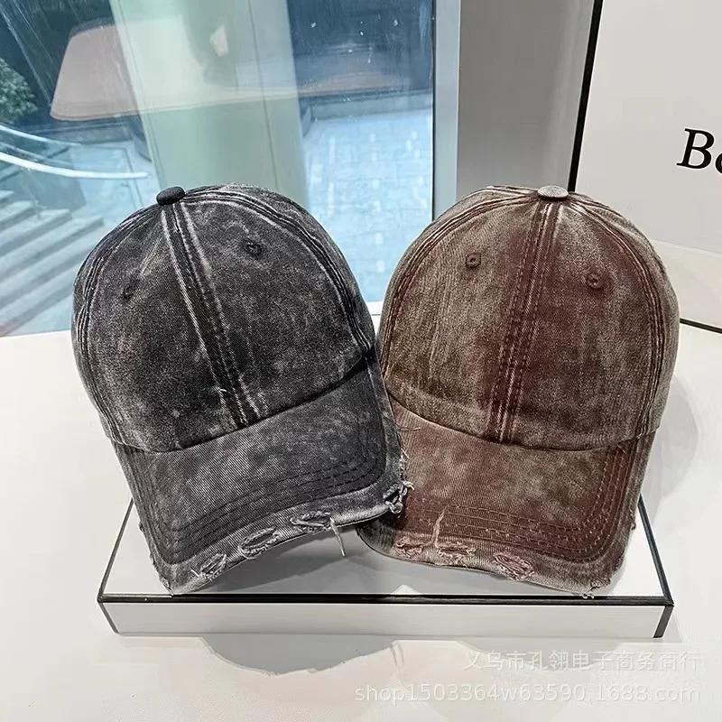 Japanese New Washed Denim Baseball Caps Men Women Snapback Spring Autumn Sports Solid Color Hip Hop Cap Sun Hat