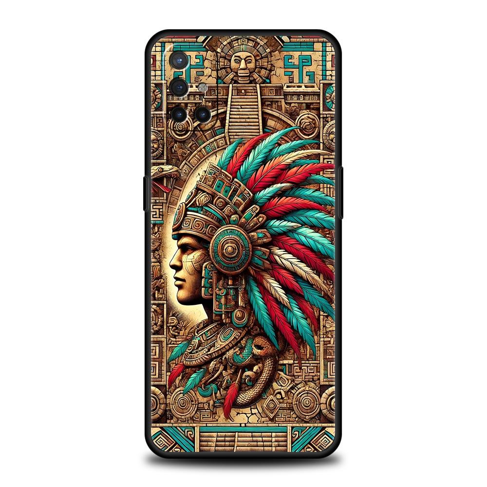 

Phone Case For Oneplus 13R 13 12 10T 11 R10 Nord N100 N200 N10 9 9R CE 2 3 Z Pro Lite 5G Soft TPU Cover Vintage Totem Painting OnePlus 10T