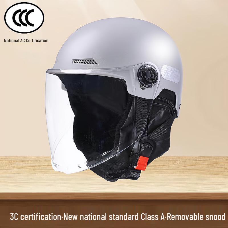 Men s Electric Vehicle Helmet, Women s Electric Scooter Helmet, Autumn/Winter Full-Face Helmet, Men s Warm Half Helmet, Full-Coverage Helmet.