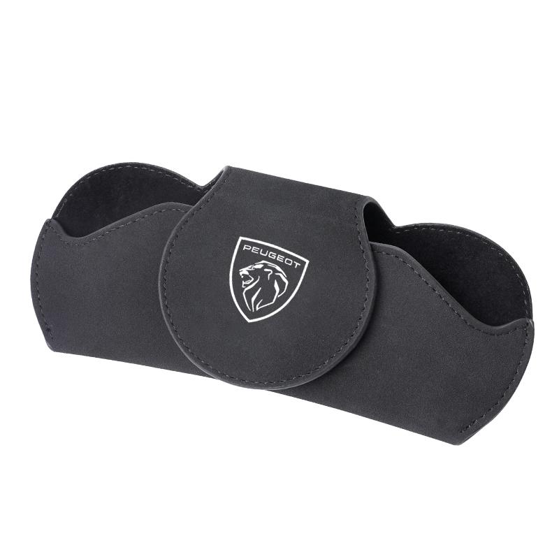 Car Interior Sun Visor Glasses Clip Sunglasses Box For Peugeot 206 307 308 207 3008 208 407 508 2008 5008 301 406 408 607 4008 T4