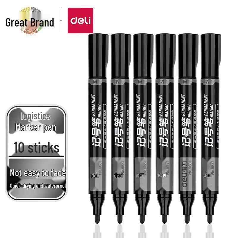 Deli Thick Tip Oil-Based Marker Pen