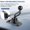 Universal Car Phone Holder 17mm Ball Head Base 180 Degree Rotation Dashboard Mount Bracket For IPhone14 13 T B6F6