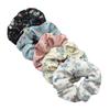 6pcs/lot Hair Scrunchies Bands Scrunchy Ties Ropes Ponytail Holder for Women Accessories Fabric Headwear Ditsy Floral Sweet Cute