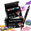 192-Color Double-Ended Acrylic Marker Pen - Strap Style and Stackable for Art