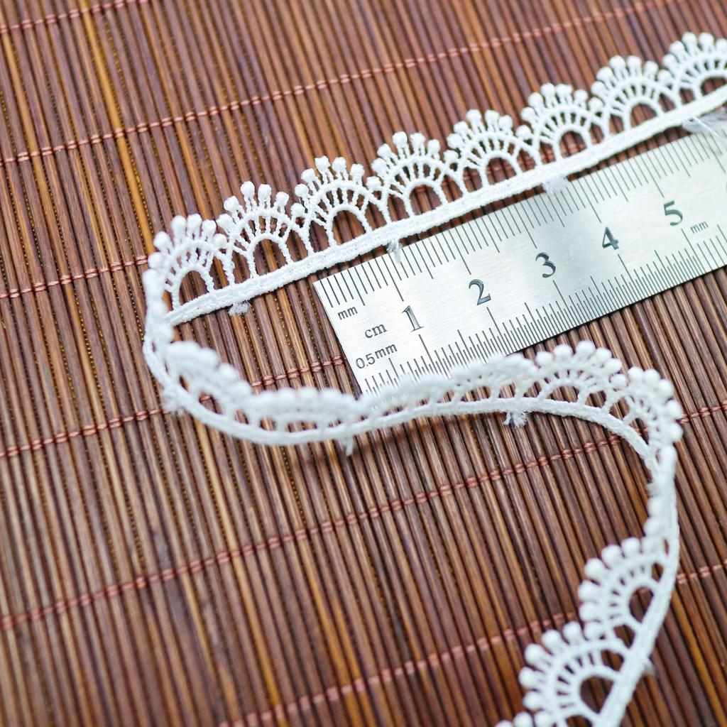 Polyester Light Embroidered Lace, Skirt Decoration, Headband, Neck Decoration, White Water-Soluble Handbook, Lace Lace Accessories