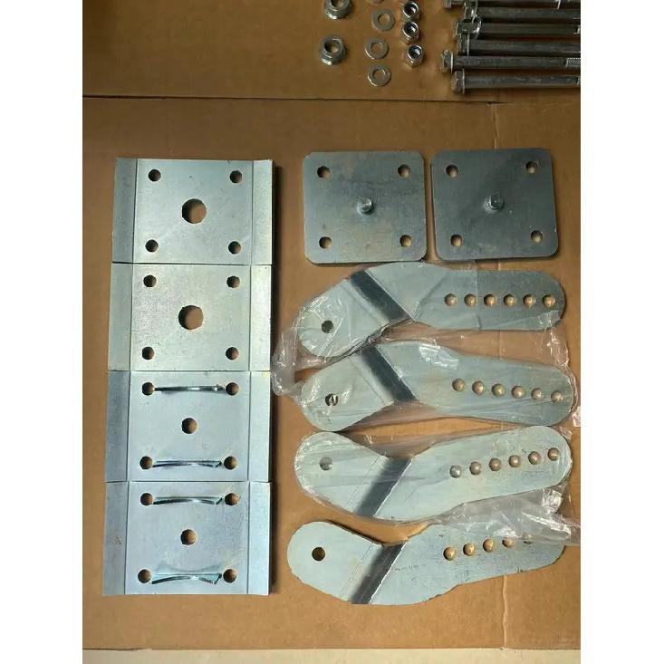Caddy Mk2 Hinterachs-Blattfeder-Schäkel und -Sättel