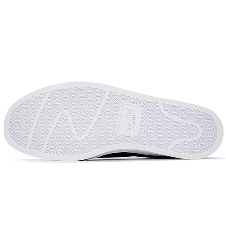 New PUMA Smash Vulc V3 Lo 'White Black' 380752-02