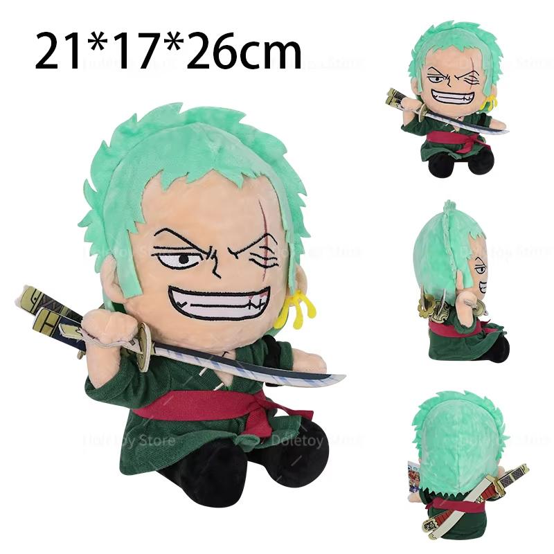 Original One Piece Plüschtier Gear 5 Luffy Sanji Brook Tony Tony Chopper Weiches Kuscheltier Kinder Echtes Anime-Geschenk