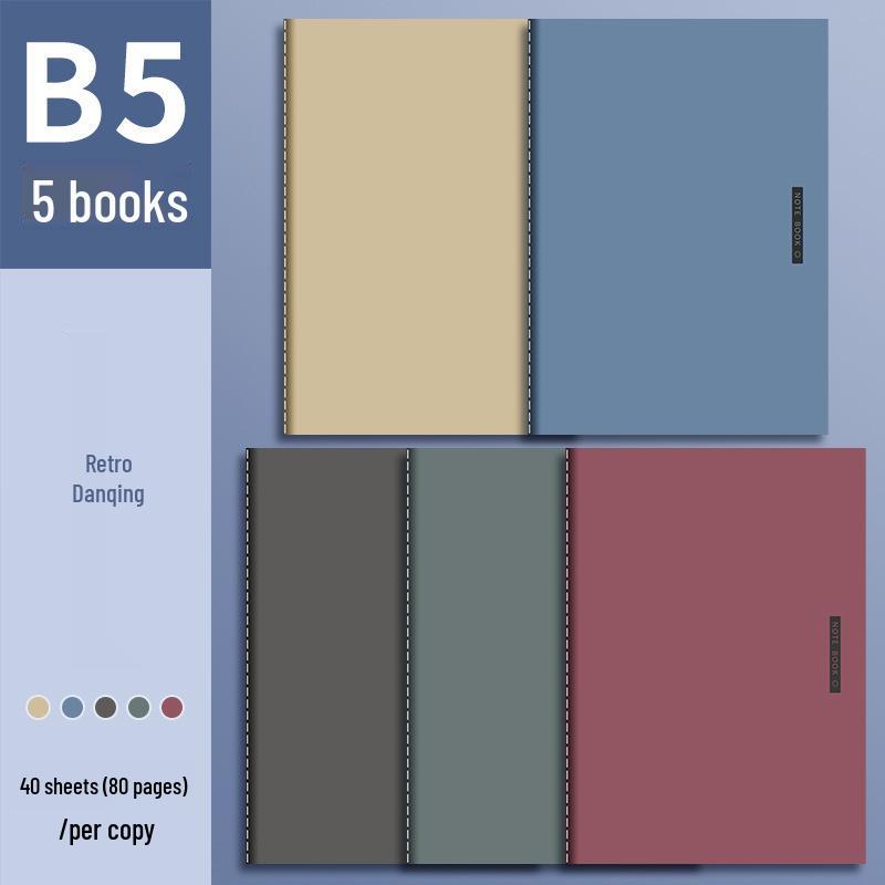 Neues großes Softcover-Notizbuch für Schüler - Mittelstufe bis Hochschulprüfungen