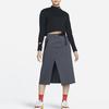 Nike Sportswear Tech Pack A-Line High-Waisted Breathable Split Midi Casual Skirt Women skirts Black DM6169-010