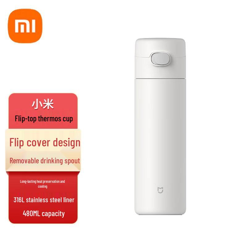 Mijia Flip-Top Stainless Steel Thermal Bottle