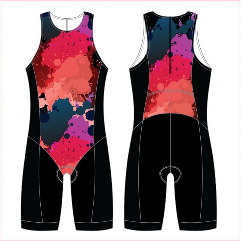 Mountain Road Cycling Suit Triathlon Moisture Absorption Sweat-wicking One-piece Tight-fitting Sportswear Design