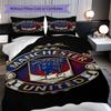 Emblema Manchester Glory Set da tre pezzi (1 * copripiumino + 2 * federa, senza nucleo) Set biancheria da letto 2D Piatto Regalo di Natale Compleanno