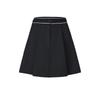 FILA Golf Series SS25 Woven Simple Versatile Skirt Pants Casual Skirt Women skirts Deep-Black A11W525321F-BK