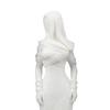 Vintage Hooded Cowl Women Figurine 3D Printed Fishtail Dress Faceless Lady Statue Sculpture Home Office Decoration Ornament