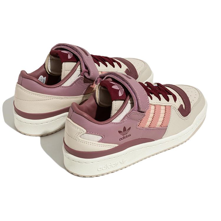 Adidas Originals Forum 84 Low Casual Sneakers Men Sneakers White Pink Purple HQ6941