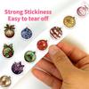 Creative Christmas Ball Stickers - 500 Sheets for Journal, DIY Phone Case, Notebook Decoration