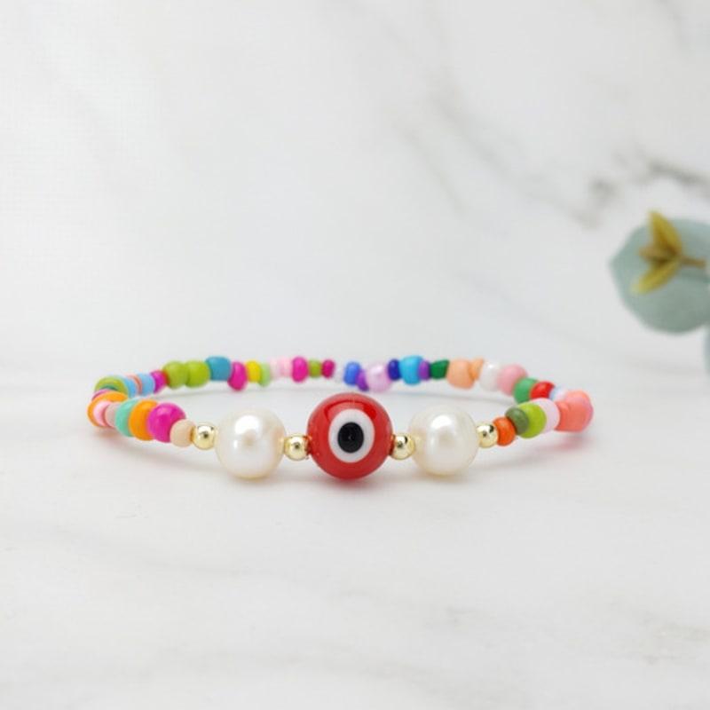 LALA Pearl Bead Bracelet C (Set of 3)