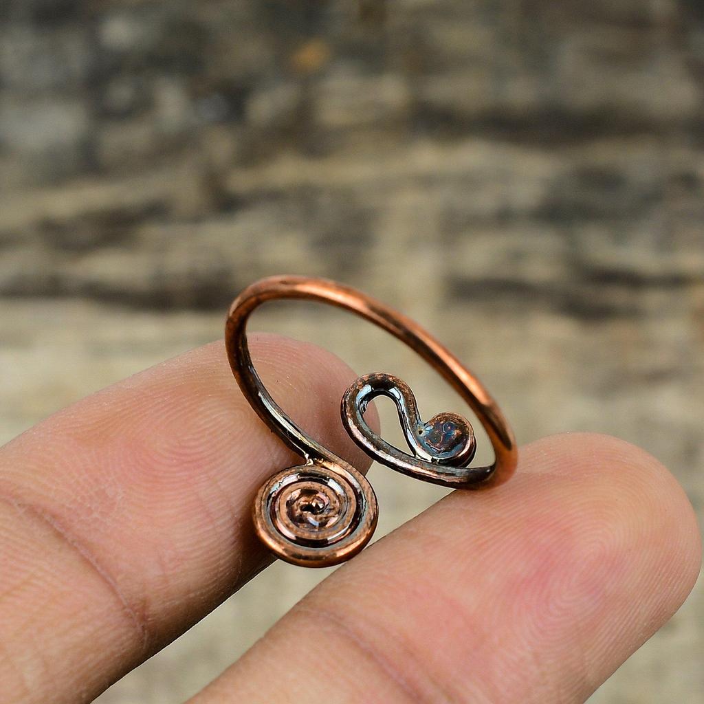 Dornröschen Türkis Ring Elektrogeformter Kupferschmuck Verstellbarer Ring Handgefertigter Edelsteinring Elektrogeformter Kupferring Geschenke für Frauen