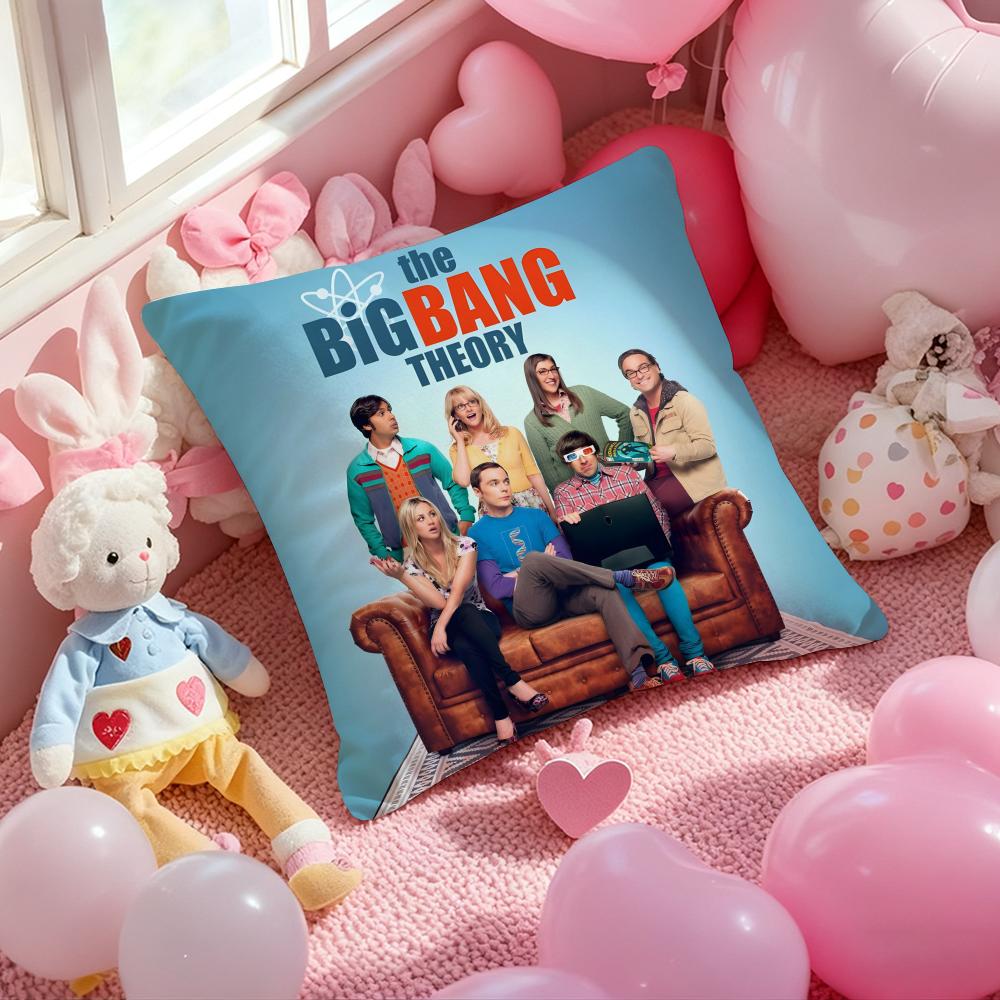 Housse de coussin The Big Bang Theory Housse de coussin imprimée pour canapé de salon et décoration de chambre