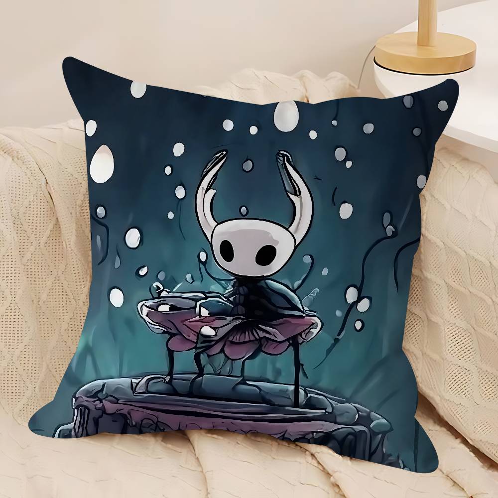 H-Hollow Knight Kissenbezug 30x50 Polyester Sofakissen Dekorative Wurfkissen Heimdekoration Kissenbezug