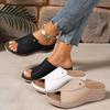 Zapatos de Verano para Mujer Sandalias Zapatos para Caminar en la Playa Zapatos sin Cordones para Mujer Sandalias de Cuña Mujer Pantuflas Retro para Mujer Calzado Femenino