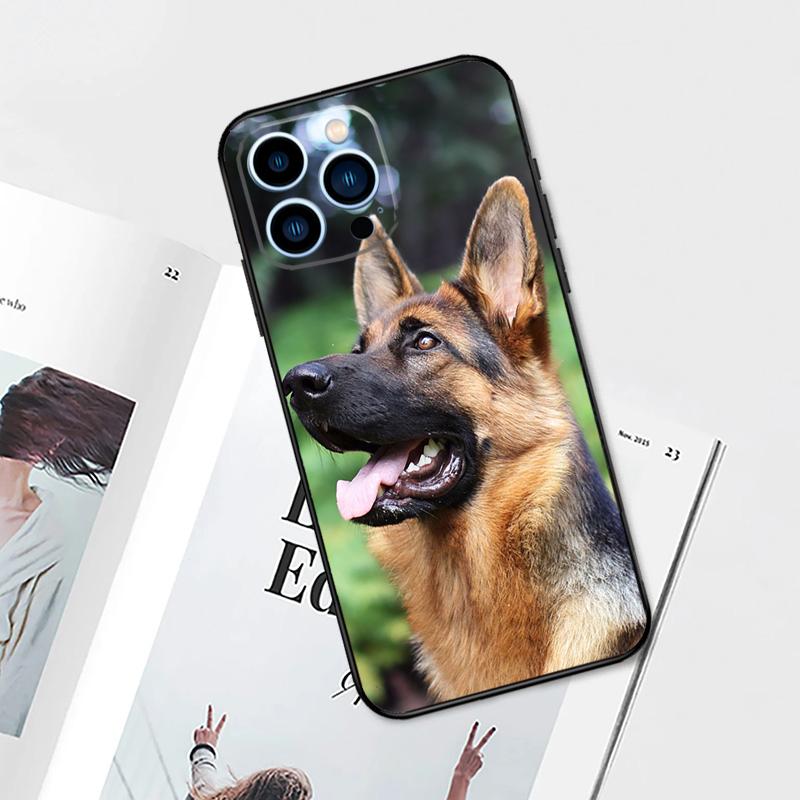 

Чехол для телефона с немецкой овчаркой для iPhone 11 12 13 14 15 Pro Max Plus 12 13 Mini 7 8 SE X XR XS MAX чехол в виде ракушки iPhone 15Pro MAX