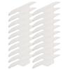 20Pcs Useful Shirt Collar Sweat Absorption Stickers Invisible Stickers (White)