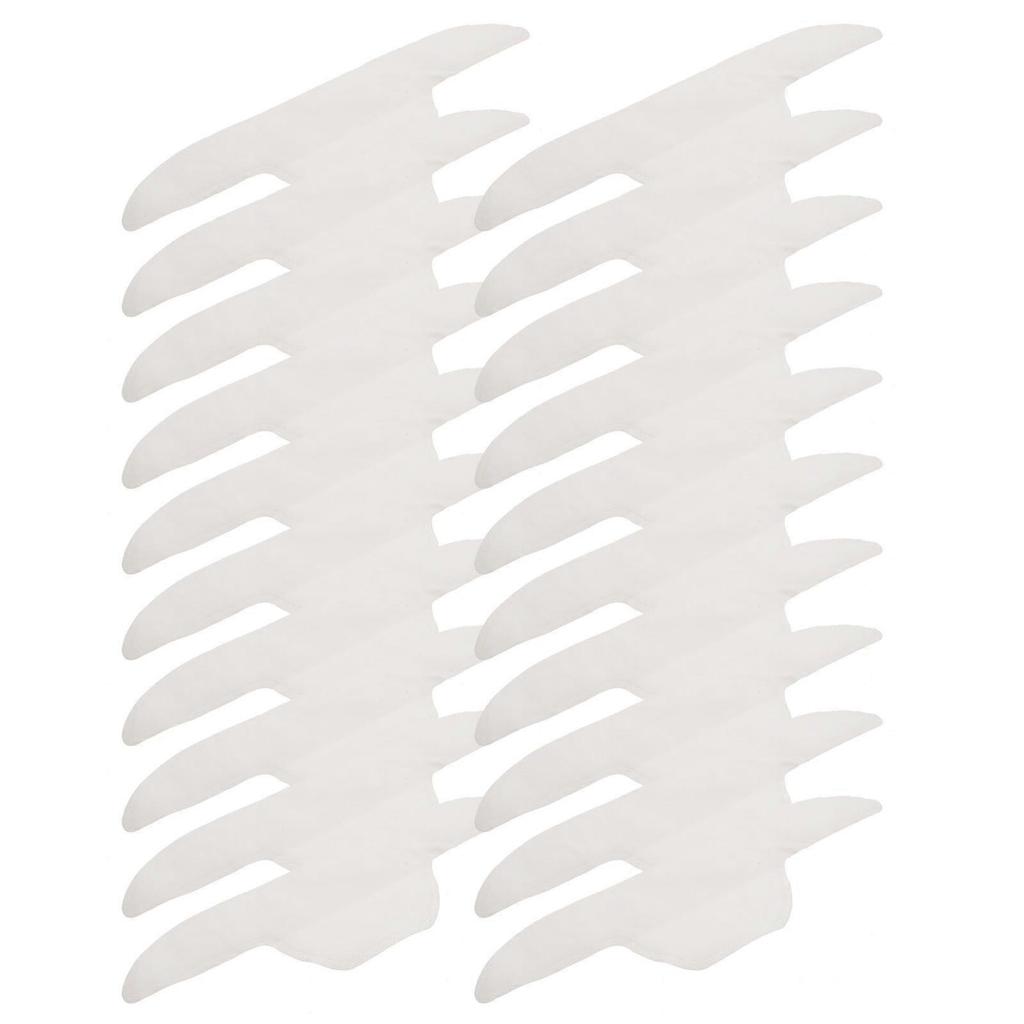 20Pcs Useful Shirt Collar Sweat Absorption Stickers Invisible Stickers (White)
