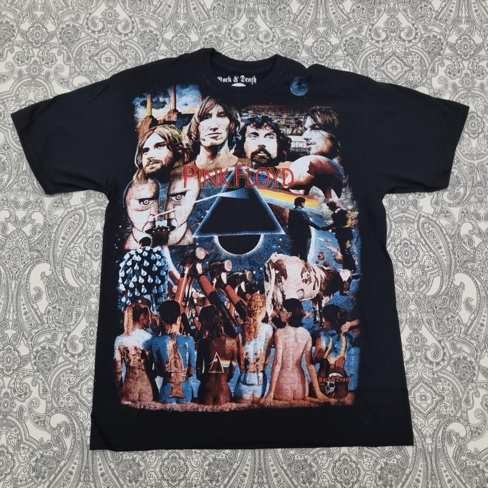 Pink Floyd Vintage Shirt Dark Side Of The Moon Band Embroidered Print