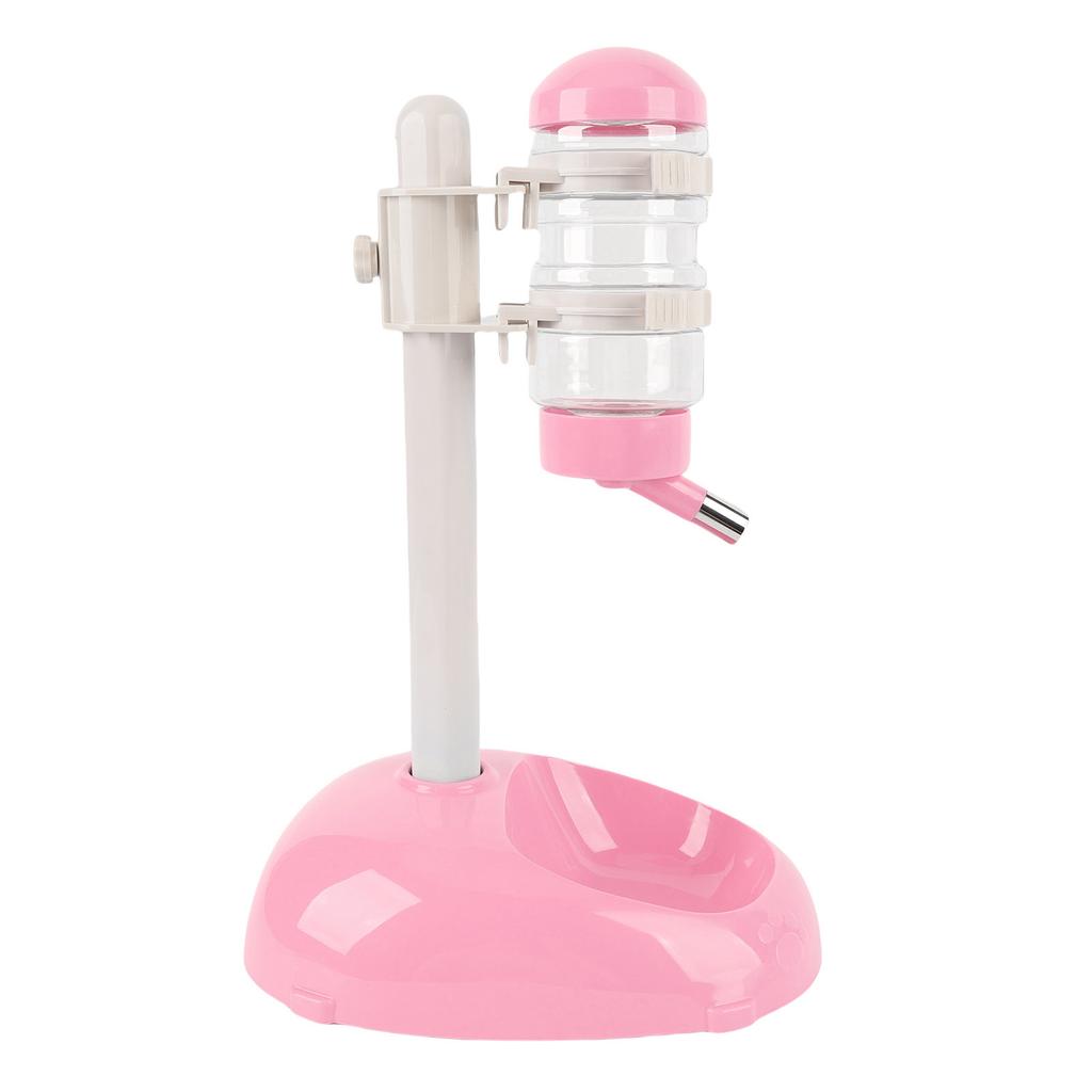 Pet Standing Water Dispenser Feeder Height Adjustable 500ml Capacity Standing Automatic Water