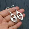 White Topaz Gemstone Handmade 925 Sterling Silver Jewelry Earring