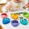 Dinosaur Egg Sorter Brightly Colored Bead Sorting Toy Printed Numbers Arithmetic Practice for