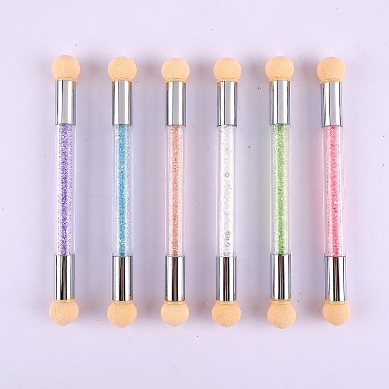 Nail Art Double-Ended Sponge Pen: Gradient, Blending, Dotting & Stippling Tool for Nail Artists