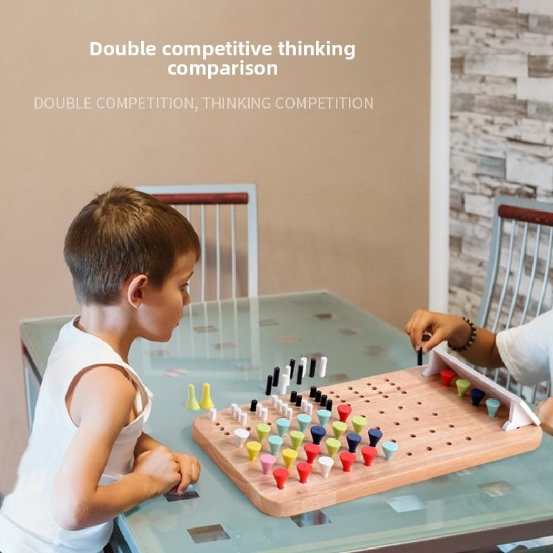Toy Infant Educational With Wooden Logic Blocks For Cognitive Development Gift