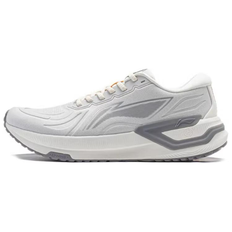 Li Ning YueYing 3.0 Abrasion Resistant Breathable Low top Running Shoes Men's Gray White ARHU003-1