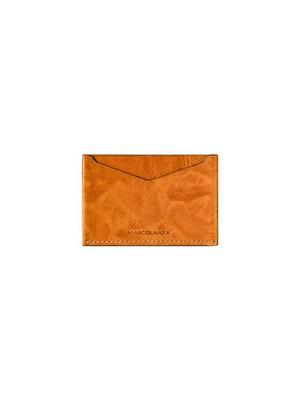 Mascolanza Italy Vegetable Leather Slim Business Card Wallet (yellow)