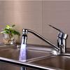 LED Lamp Water Tap Temperature Control 3 Color with Pattern 360 Degree Rotation Discolored Faucet